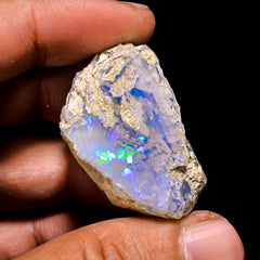 Mind Blowing Top Grade Quality 100% Natural Welo Fire Ethiopian Opal Rough Loose Gemstone For Making Jewelry 34X28X22 MM 71.35 Cts. KR15-116 Sunkarton