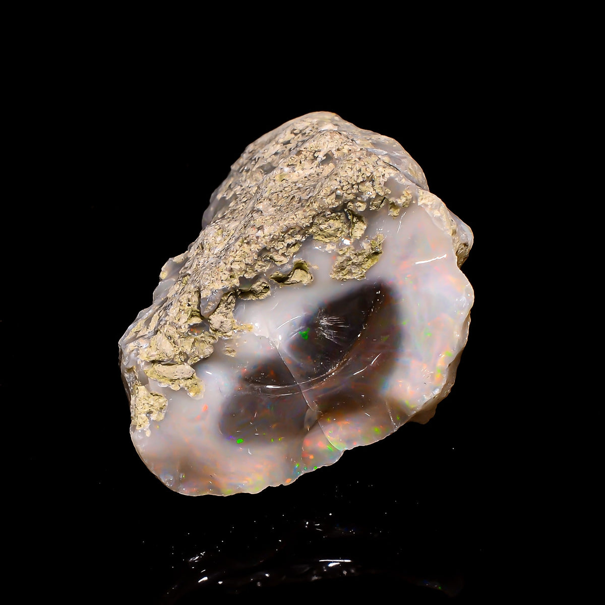Outstanding Top Grade Quality 100% Natural Welo Fire Ethiopian Opal Rough Loose Gemstone For Making Jewelry 44X32X23 MM 106.5 Cts. KR15-117 Sunkarton