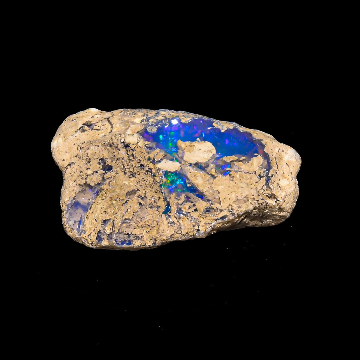 Splendid Top Grade Quality 100% Natural Welo Fire Ethiopian Opal Rough Loose Gemstone For Making Jewelry 39X28X14 MM 59.4 Cts. KR15-118 Sunkarton