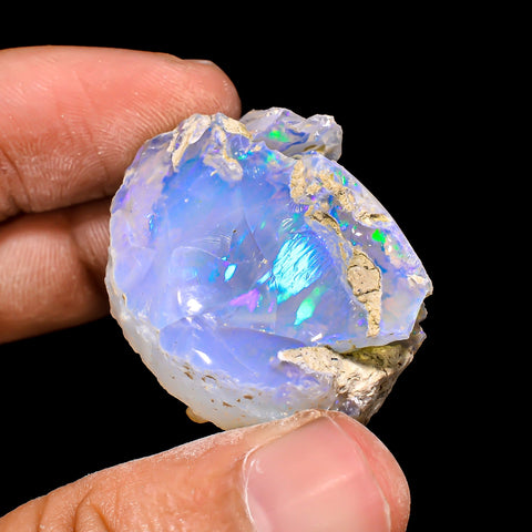 Amazing Top Grade Quality 100% Natural Welo Fire Ethiopian Opal Fancy Rough Loose Gemstone For Making Jewelry 35X27X24 MM 88.8 Cts. KR15-119 Sunkarton