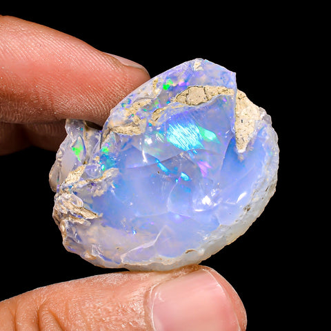 Amazing Top Grade Quality 100% Natural Welo Fire Ethiopian Opal Fancy Rough Loose Gemstone For Making Jewelry 35X27X24 MM 88.8 Cts. KR15-119 Sunkarton