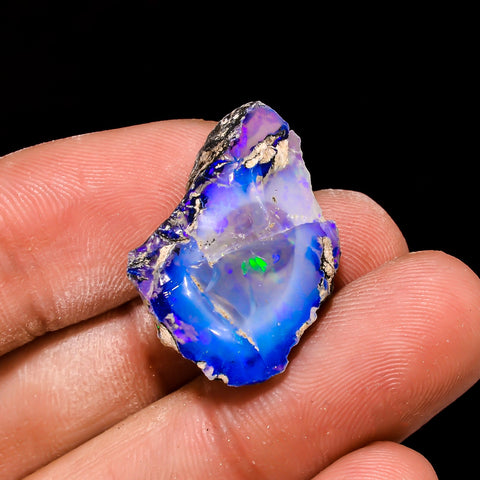 Gorgeous Top Grade Quality 100% Natural Welo Fire Ethiopian Opal Fancy Rough Loose Gemstone For Making Jewelry 25X17X10 MM 15 Cts. KR15-12 Sunkarton