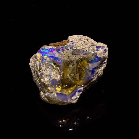 Immaculate Top Grade Quality 100% Natural Welo Fire Ethiopian Opal Rough Loose Gemstone For Making Jewelry 46X34X27 MM 146 Cts. KR15-13 Sunkarton