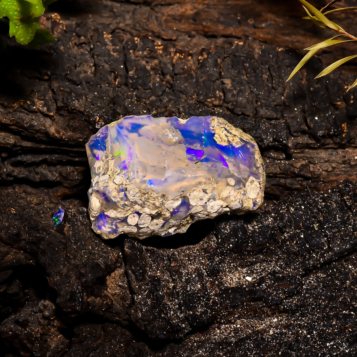 Marvellous Top Grade Quality 100% Natural Welo Fire Ethiopian Opal Rough Loose Gemstone For Making Jewelry 25X17X12 MM 18.4 Cts. KR15-15 Sunkarton