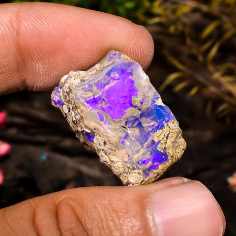 Marvellous Top Grade Quality 100% Natural Welo Fire Ethiopian Opal Rough Loose Gemstone For Making Jewelry 25X17X12 MM 18.4 Cts. KR15-15 Sunkarton