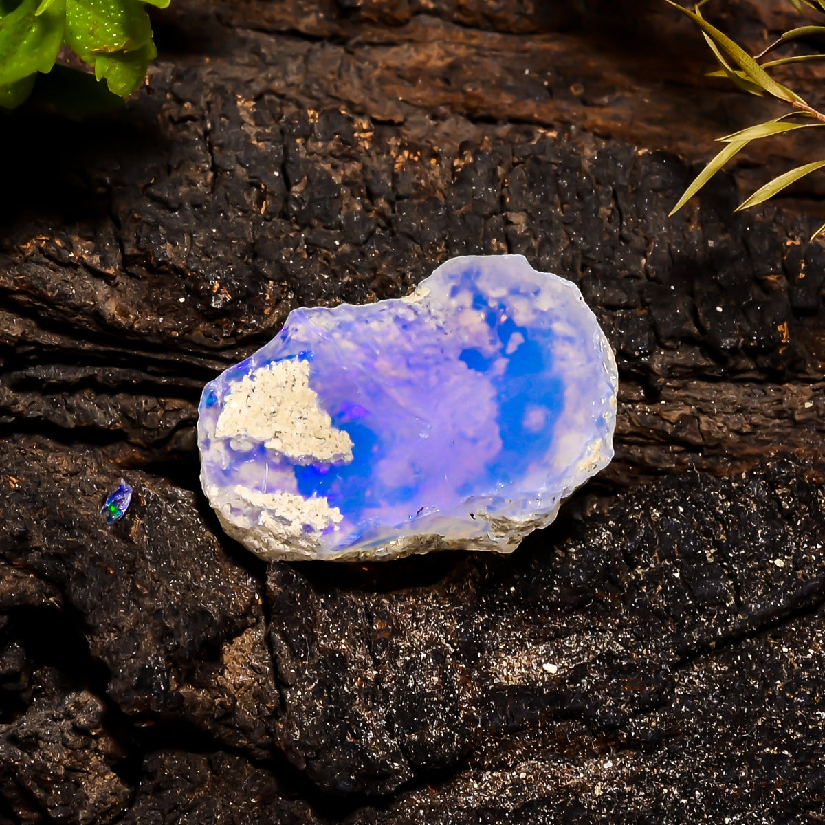 Mind Blowing Top Grade Quality 100% Natural Welo Fire Ethiopian Opal Rough Loose Gemstone For Making Jewelry 25X19X10 MM 19.1 Cts. KR15-16 Sunkarton