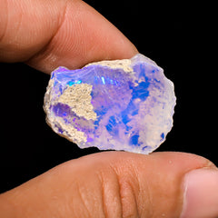 Mind Blowing Top Grade Quality 100% Natural Welo Fire Ethiopian Opal Rough Loose Gemstone For Making Jewelry 25X19X10 MM 19.1 Cts. KR15-16 Sunkarton