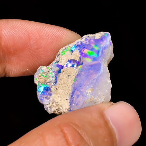 Outstanding Top Grade Quality 100% Natural Welo Fire Ethiopian Opal Rough Loose Gemstone For Making Jewelry 28X23X12 MM 23.8 Cts. KR15-17 Sunkarton