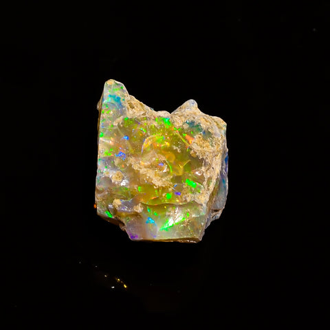 Amazing Top Grade Quality 100% Natural Welo Fire Ethiopian Opal Fancy Rough Loose Gemstone For Making Jewelry 17X13X11 MM 12.4 Cts. KR15-1 Sunkarton