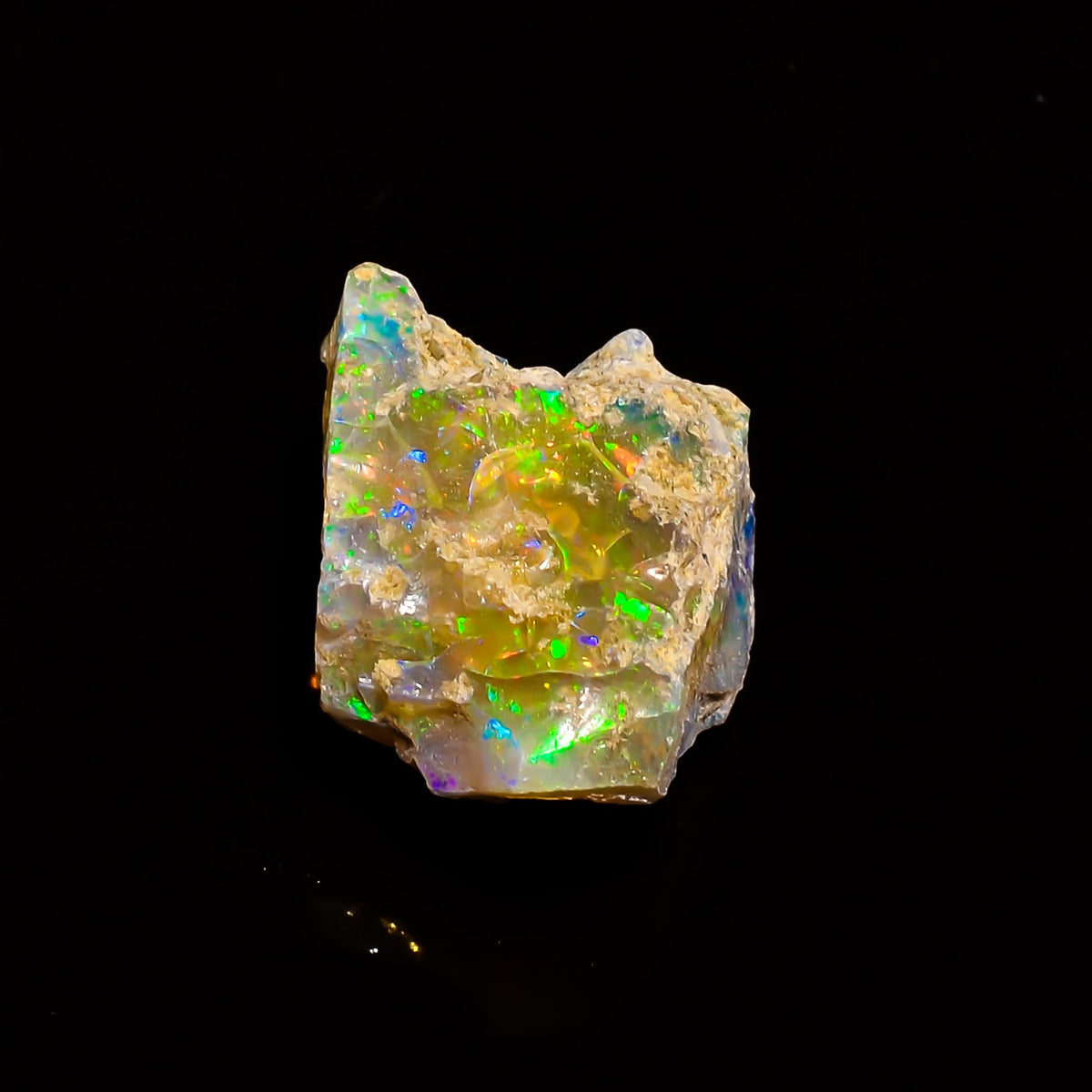 Amazing Top Grade Quality 100% Natural Welo Fire Ethiopian Opal Fancy Rough Loose Gemstone For Making Jewelry 17X13X11 MM 12.4 Cts. KR15-1 Sunkarton