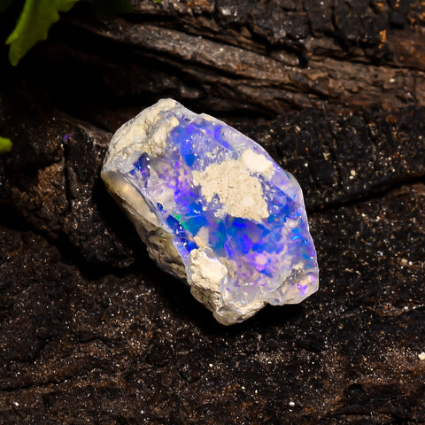 Stunning Top Grade Quality 100% Natural Welo Fire Ethiopian Opal Fancy Rough Loose Gemstone For Making Jewelry 25X16X15 MM 18.9 Cts. KR15-20 Sunkarton