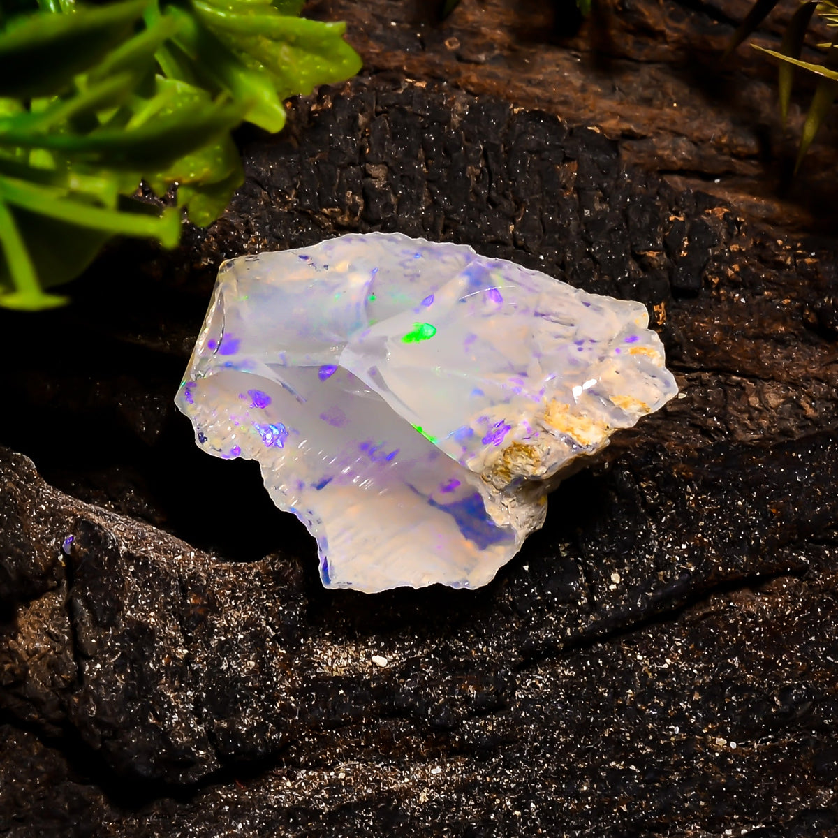 Supreme Top Grade Quality 100% Natural Welo Fire Ethiopian Opal Fancy Rough Loose Gemstone For Making Jewelry 28X20X10 MM 16.85 Cts. KR15-21 Sunkarton