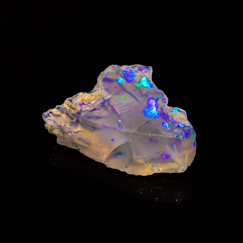 Supreme Top Grade Quality 100% Natural Welo Fire Ethiopian Opal Fancy Rough Loose Gemstone For Making Jewelry 28X20X10 MM 16.85 Cts. KR15-21 Sunkarton