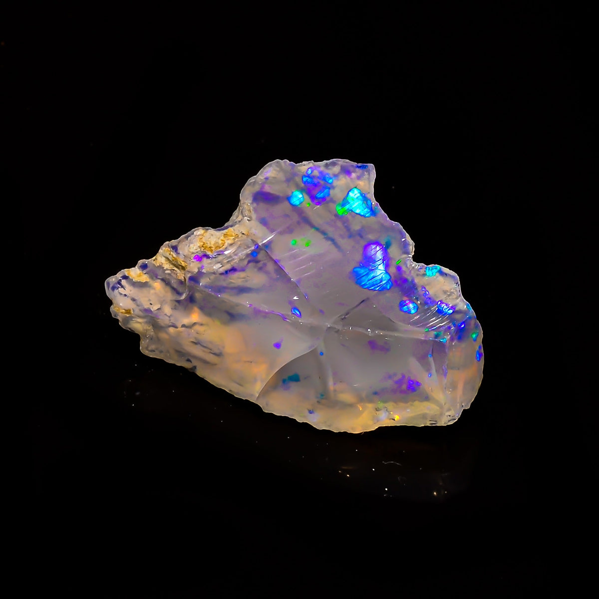 Supreme Top Grade Quality 100% Natural Welo Fire Ethiopian Opal Fancy Rough Loose Gemstone For Making Jewelry 28X20X10 MM 16.85 Cts. KR15-21 Sunkarton