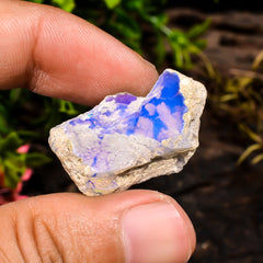 Tempting Top Grade Quality 100% Natural Welo Fire Ethiopian Opal Fancy Rough Loose Gemstone For Making Jewelry 31X17X9 MM 16.75 Cts. KR15-22 Sunkarton
