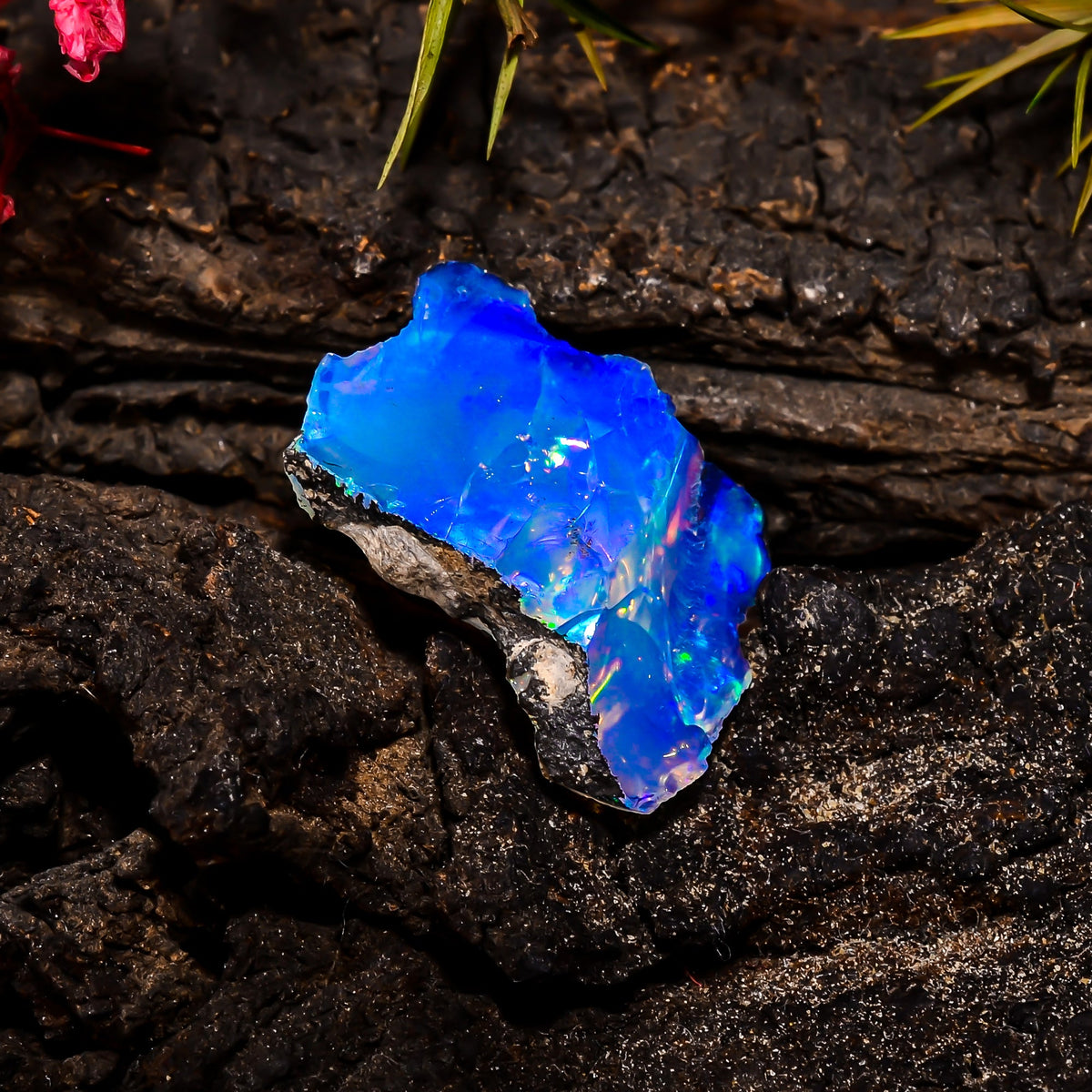 Amazing Top Grade Quality 100% Natural Welo Fire Ethiopian Opal Fancy Rough Loose Gemstone For Making Jewelry 21X14X13 MM 15 Cts. KR15-26 Sunkarton