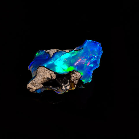 Amazing Top Grade Quality 100% Natural Welo Fire Ethiopian Opal Fancy Rough Loose Gemstone For Making Jewelry 21X14X13 MM 15 Cts. KR15-26 Sunkarton