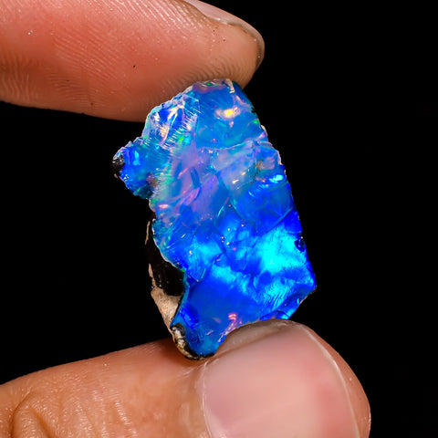 Amazing Top Grade Quality 100% Natural Welo Fire Ethiopian Opal Fancy Rough Loose Gemstone For Making Jewelry 21X14X13 MM 15 Cts. KR15-26 Sunkarton