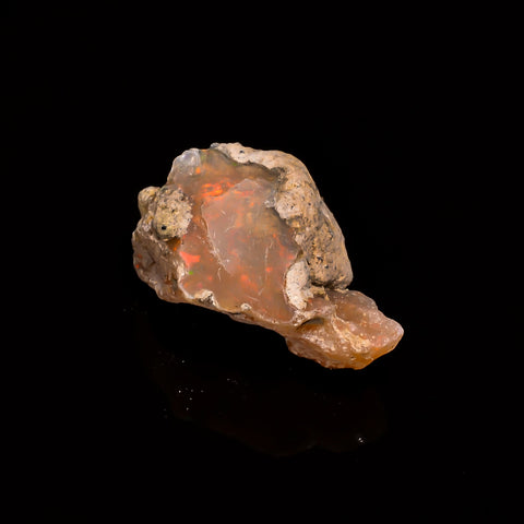Beautiful Top Grade Quality 100% Natural Welo Fire Ethiopian Opal Rough Loose Gemstone For Making Jewelry 27X17X14 MM 18.9 Cts. KR15-29 Sunkarton