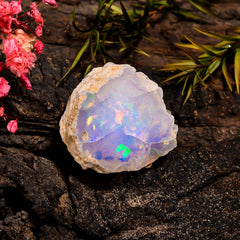 Classic Top Grade Quality 100% Natural Welo Fire Ethiopian Opal Fancy Rough Loose Gemstone For Making Jewelry 27X24X15 MM 41.9 Cts. KR15-30 Sunkarton