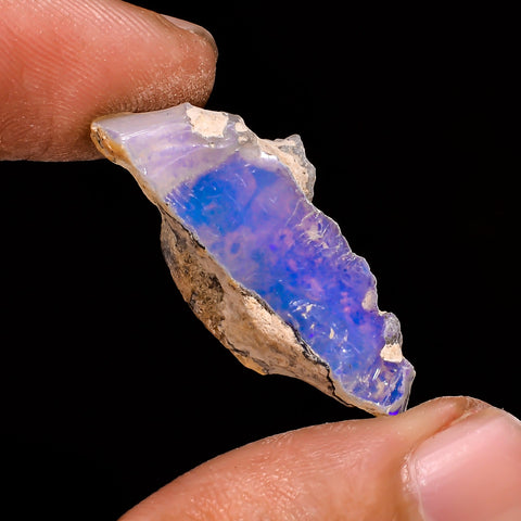 Dazzling Top Grade Quality 100% Natural Welo Fire Ethiopian Opal Fancy Rough Loose Gemstone For Making Jewelry 31X13X10 MM 12.9 Cts. KR15-31 Sunkarton