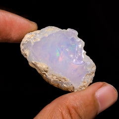 Exclusive Top Grade Quality 100% Natural Welo Fire Ethiopian Opal Rough Loose Gemstone For Making Jewelry 38X25X16 MM 68.7 Cts. KR15-33 Sunkarton