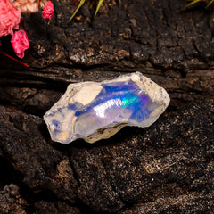 Fantastic Top Grade Quality 100% Natural Welo Fire Ethiopian Opal Rough Loose Gemstone For Making Jewelry 26X14X10 MM 11.7 Cts. KR15-36 Sunkarton