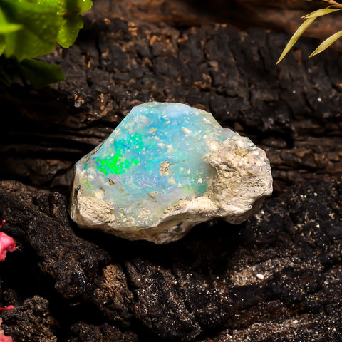 Awesome Top Grade Quality 100% Natural Welo Fire Ethiopian Opal Fancy Rough Loose Gemstone For Making Jewelry 25X22X14 MM 24.8 Cts. KR15-3 Sunkarton