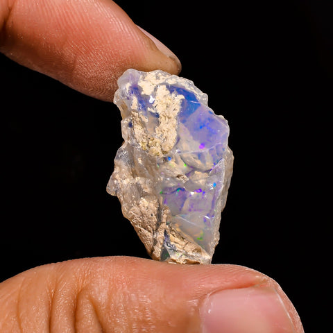 Outstanding Top Grade Quality 100% Natural Welo Fire Ethiopian Opal Rough Loose Gemstone For Making Jewelry 23X15X13 MM 16.55 Cts. KR15-42 Sunkarton