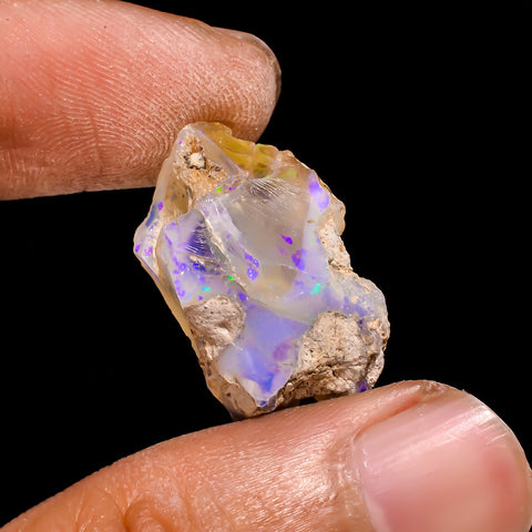 Splendid Top Grade Quality 100% Natural Welo Fire Ethiopian Opal Fancy Rough Loose Gemstone For Making Jewelry 22X12X11 MM 10.6 Cts. KR15-43 Sunkarton