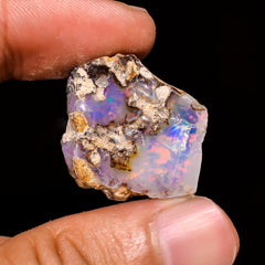 Beautiful Top Grade Quality 100% Natural Welo Fire Ethiopian Opal Fancy Rough Loose Gemstone For Making Jewelry 25X22X13 MM 27.3 Cts. KR15-4 Sunkarton