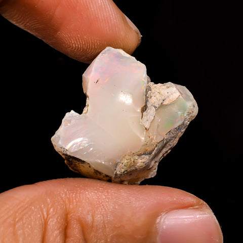 Attractive Top Grade Quality 100% Natural Welo Fire Ethiopian Opal Fancy Rough Loose Gemstone For Making Jewelry 21X21X11 MM 19 Cts. KR15-52 Sunkarton