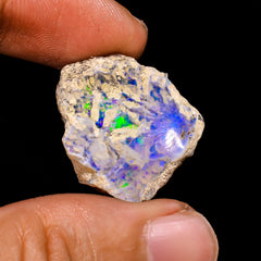 Beautiful Top Grade Quality 100% Natural Welo Fire Ethiopian Opal Rough Loose Gemstone For Making Jewelry 23X20X11 MM 19.25 Cts. KR15-54 Sunkarton