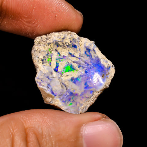 Beautiful Top Grade Quality 100% Natural Welo Fire Ethiopian Opal Rough Loose Gemstone For Making Jewelry 23X20X11 MM 19.25 Cts. KR15-54 Sunkarton