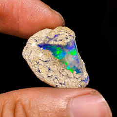 Classic Top Grade Quality 100% Natural Welo Fire Ethiopian Opal Fancy Rough Loose Gemstone For Making Jewelry 22X17X11 MM 17.35 Cts. KR15-55 Sunkarton