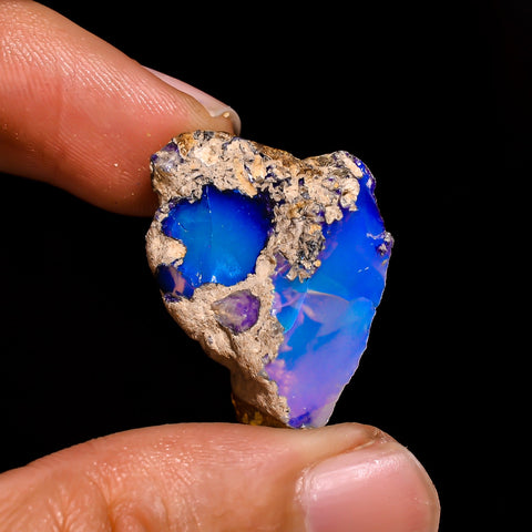 Elegant Top Grade Quality 100% Natural Welo Fire Ethiopian Opal Fancy Rough Loose Gemstone For Making Jewelry 27X20X10 MM 20.8 Cts. KR15-59 Sunkarton