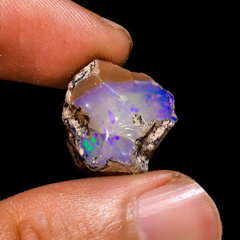 Fantastic Top Grade Quality 100% Natural Welo Fire Ethiopian Opal Rough Loose Gemstone For Making Jewelry 19X16X14 MM 13.55 Cts. KR15-61 Sunkarton
