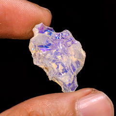 Immaculate Top Grade Quality 100% Natural Welo Fire Ethiopian Opal Rough Loose Gemstone For Making Jewelry 25X16X11 MM 13.5 Cts. KR15-63 Sunkarton