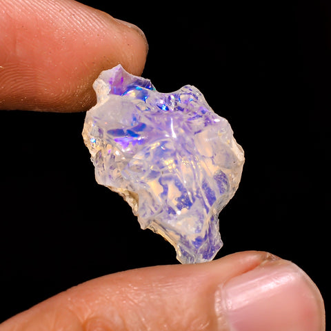 Immaculate Top Grade Quality 100% Natural Welo Fire Ethiopian Opal Rough Loose Gemstone For Making Jewelry 25X16X11 MM 13.5 Cts. KR15-63 Sunkarton