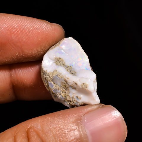 Incredible Top Grade Quality 100% Natural Welo Fire Ethiopian Opal Rough Loose Gemstone For Making Jewelry 24X14X12 MM 11.45 Cts. KR15-64 Sunkarton