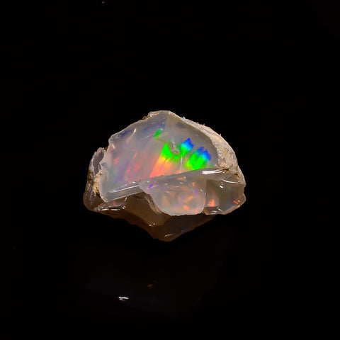 Marvellous Top Grade Quality 100% Natural Welo Fire Ethiopian Opal Rough Loose Gemstone For Making Jewelry 21X20X15 MM 25.2 Cts. KR15-65 Sunkarton