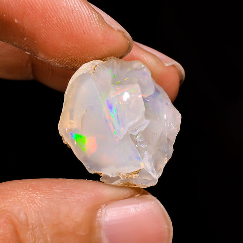 Marvellous Top Grade Quality 100% Natural Welo Fire Ethiopian Opal Rough Loose Gemstone For Making Jewelry 21X20X15 MM 25.2 Cts. KR15-65 Sunkarton