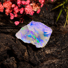 Mind Blowing Top Grade Quality 100% Natural Welo Fire Ethiopian Opal Rough Loose Gemstone For Making Jewelry 26X18X12 MM 17.3 Cts. KR15-66 Sunkarton