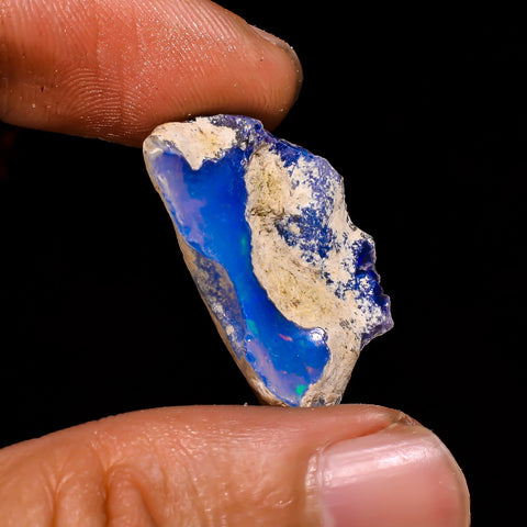 Outstanding Top Grade Quality 100% Natural Welo Fire Ethiopian Opal Rough Loose Gemstone For Making Jewelry 26X17X11 MM 12.65 Cts. KR15-67 Sunkarton