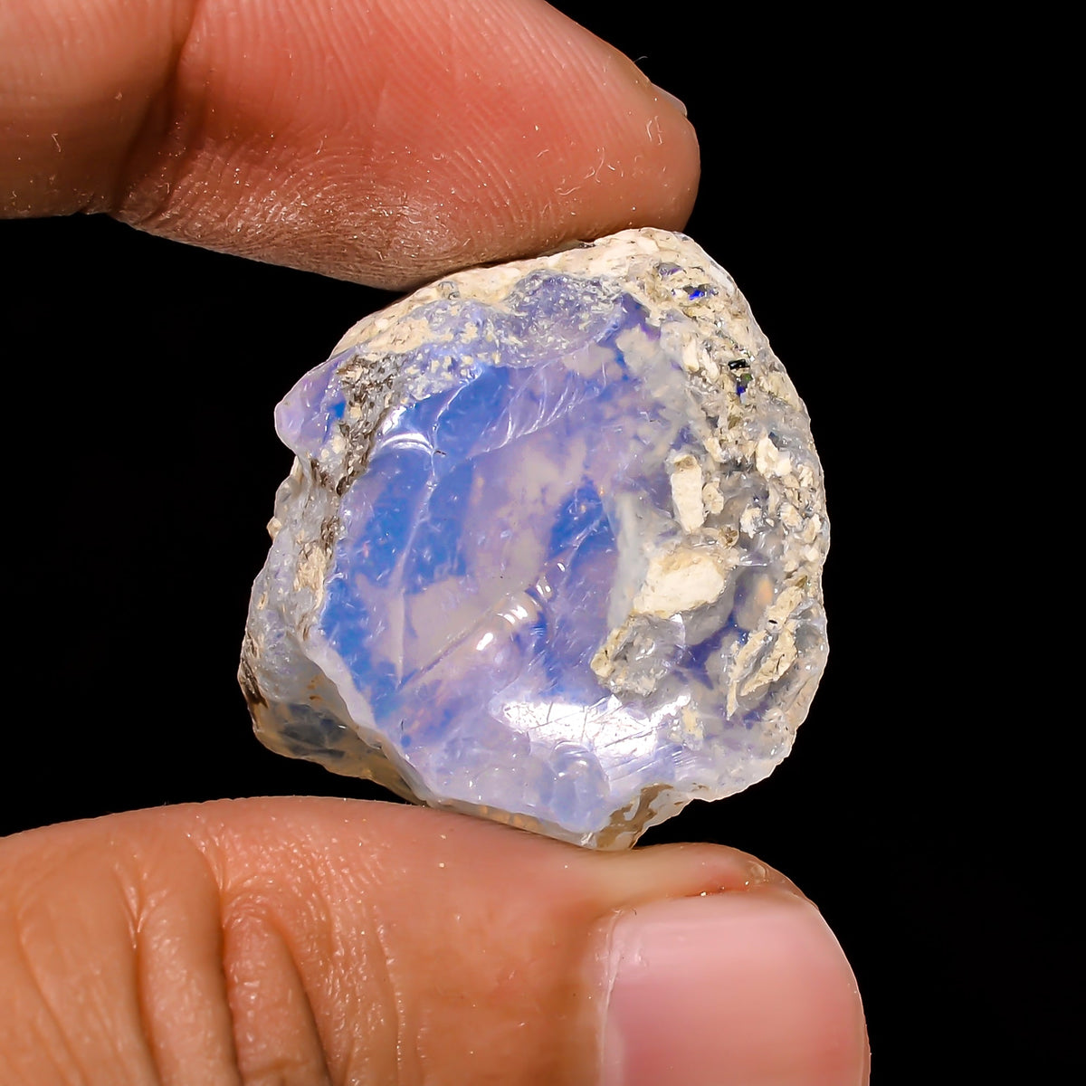 Dazzling Top Grade Quality 100% Natural Welo Fire Ethiopian Opal Fancy Rough Loose Gemstone For Making Jewelry 26X25X21 MM 36.1 Cts. KR15-6 Sunkarton