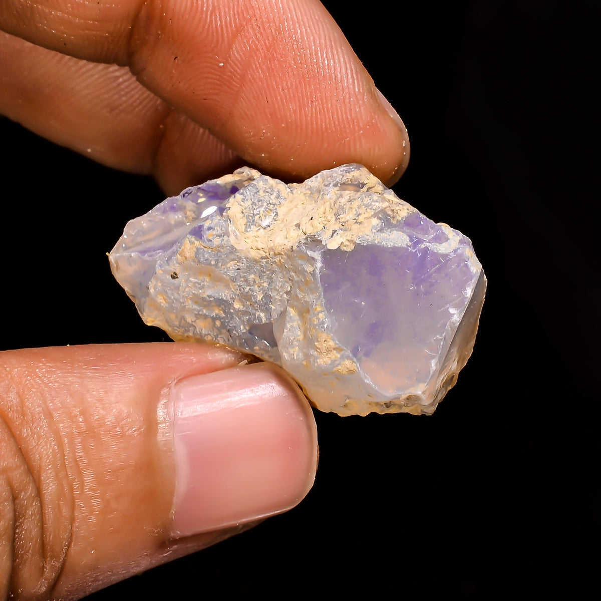 Stunning Top Grade Quality 100% Natural Welo Fire Ethiopian Opal Rough Loose Gemstone For Making Jewelry 31X20X18 MM 42.85 Cts. KR15-70 Sunkarton
