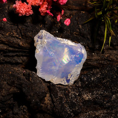 Terrific Top Grade Quality 100% Natural Welo Fire Ethiopian Opal Fancy Rough Loose Gemstone For Making Jewelry 24X18X8 MM 12.55 Cts. KR15-73 Sunkarton