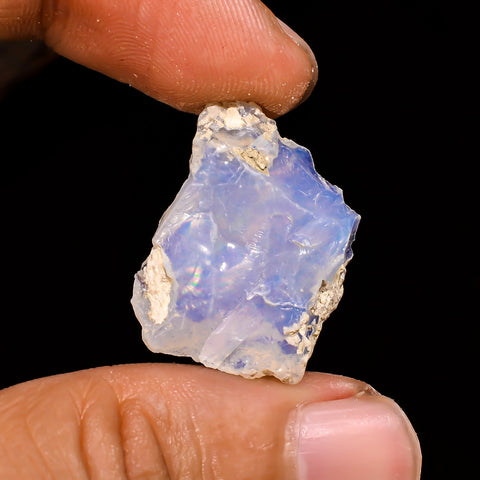 Terrific Top Grade Quality 100% Natural Welo Fire Ethiopian Opal Fancy Rough Loose Gemstone For Making Jewelry 24X18X8 MM 12.55 Cts. KR15-73 Sunkarton