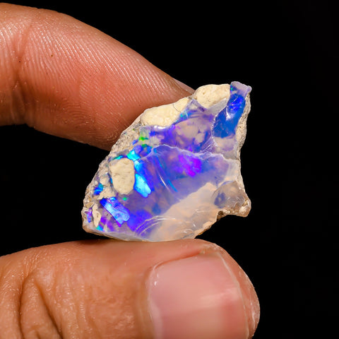 Unique Top Grade Quality 100% Natural Welo Fire Ethiopian Opal Fancy Rough Loose Gemstone For Making Jewelry 27X18X11 MM 15.6 Cts. KR15-74 Sunkarton