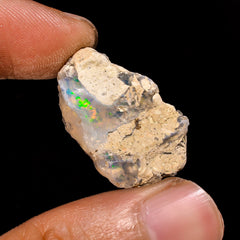Amazing Top Grade Quality 100% Natural Welo Fire Ethiopian Opal Fancy Rough Loose Gemstone For Making Jewelry 26X17X10 MM 12.65 Cts. KR15-76 Sunkarton